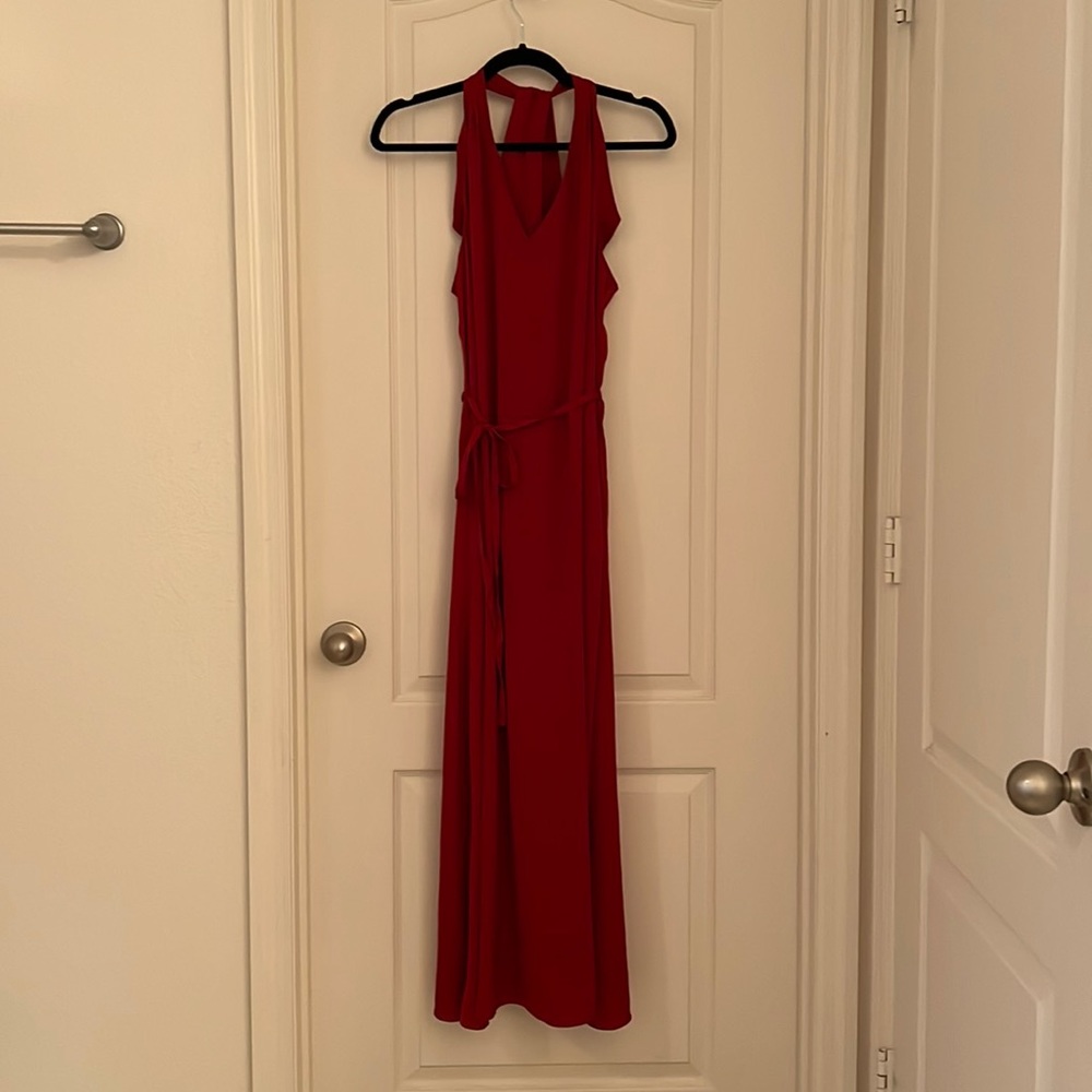 Banana Republic Silk Maxi with pockets